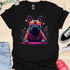 Retro Frenchie with Sunglasses - V3 - Retro Three T-Shirt