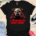 A Howling at Woof Street - Halloween - V2 - Bulldog on a Prowl T-Shirt