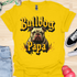 Bulldog Papa - V6 - Gothic Graphic T-Shirt