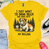 Beer & Bulldog - V2 - Elegant Cute Caligraphy T-Shirt