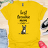 Best frenchie mom ever - V6 - Elegant Black T-Shirt
