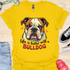 Life is better with a bulldog - V4 - Cute Stare T-Shirt