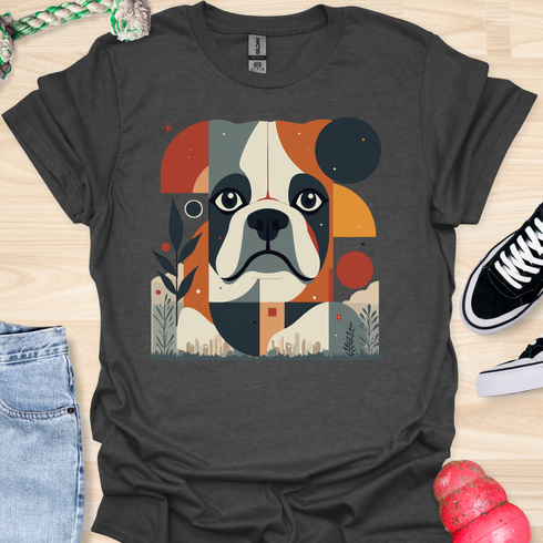 Life is better with a bulldog - V2 - Artistic T-Shirt