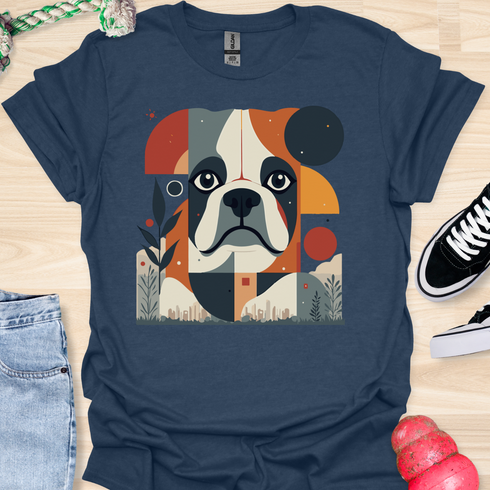 Life is better with a bulldog - V2 - Artistic T-Shirt