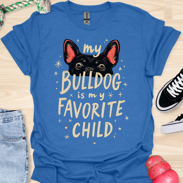 My bulldog is my favorite child - V3 - Cute Eyes T-Shirt