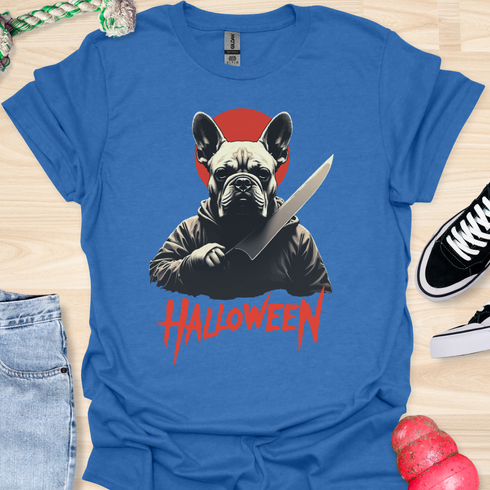 Halloween - V7 - Japanese Frenchie Assassin T-Shirt