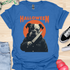 Halloween - V2 - Black and White Bulldog Face T-Shirt