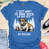 Beer & Bulldog - V2 - Elegant Cute Caligraphy T-Shirt