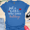 Just a girl who loves bulldogs - V4 - Elegant Lovely T-Shirt