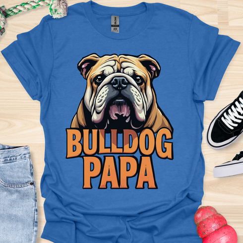 Bulldog Papa - V8 - Gothic Graphic T-Shirt