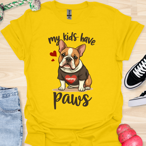 My kids have paws - V4 - Sweet Dog T-Shirt
