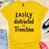 Easily distracted by frenchies - V6 - Whimsical T-Shirt
