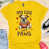 My kids have paws - V3 - Cute Shirt T-Shirt