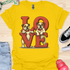 Love is a four legged word - V6 - Standing Duo T-Shirt