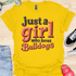 Just a girl who loves bulldogs - V10 - 3D Blocks T-Shirt