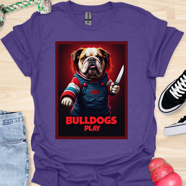Bulldogs Play - Halloween - V1 - Redhead Bulldog T-Shirt