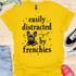 Easily distracted by frenchies - V12 - The Stars T-Shirt
