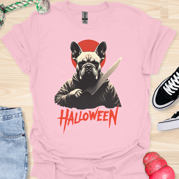 Halloween - V7 - Japanese Frenchie Assassin T-Shirt