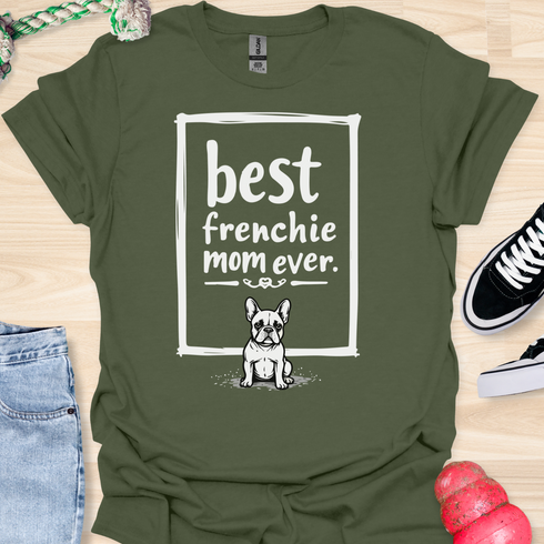 Best frenchie mom ever - V13 - Happy Relaxed T-Shirt