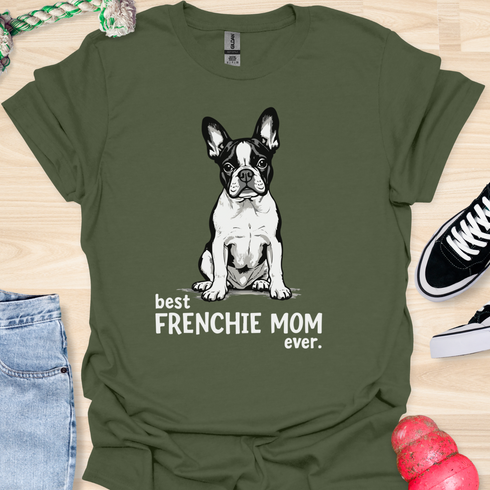 Best frenchie mom ever - V10 - Bold T-Shirt