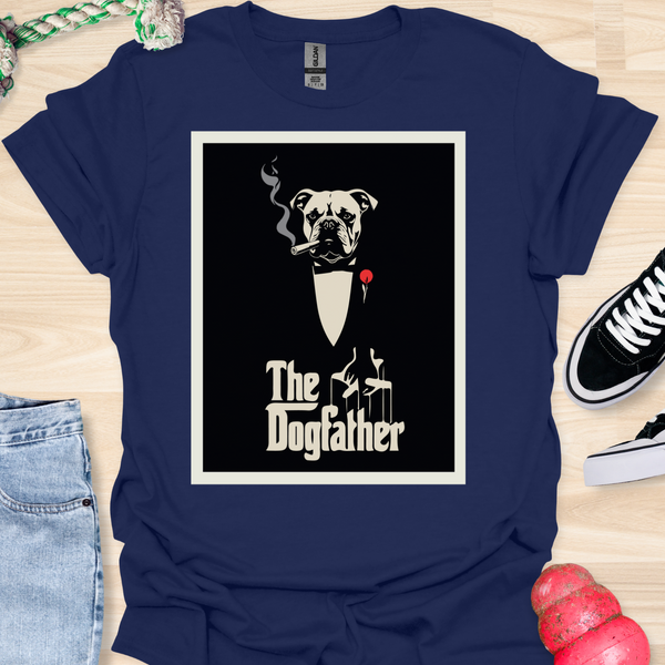 The Dogfather - V5 - Having a Cigar T-Shirt