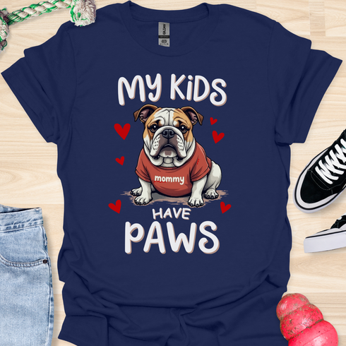 My kids have paws - V3 - Cute Shirt T-Shirt