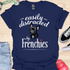Easily distracted by frenchies - V13 - The Portrait T-Shirt
