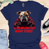 A Howling at Woof Street - Halloween - V2 - Bulldog on a Prowl T-Shirt