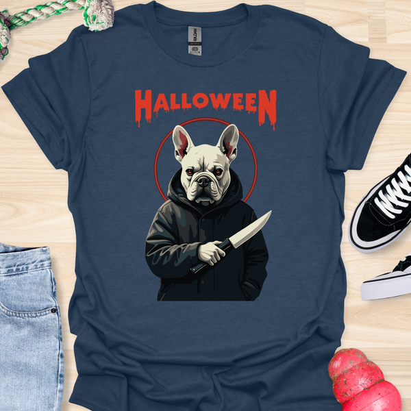 Halloween - V5 - Frenchie Halo Killer T-Shirt