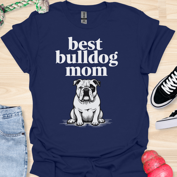 Best bulldog mom ever - V6 - Black Eye T-Shirt