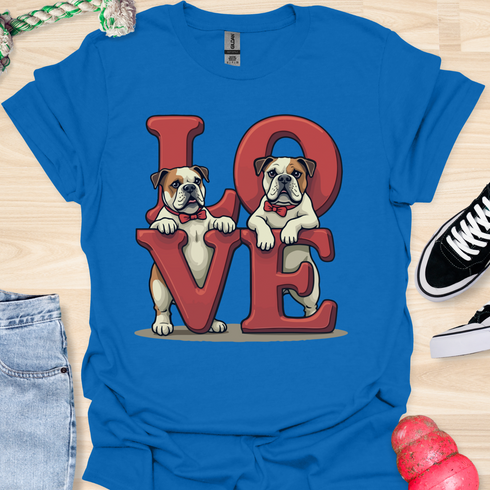 Love is a four legged word - V6 - Standing Duo T-Shirt