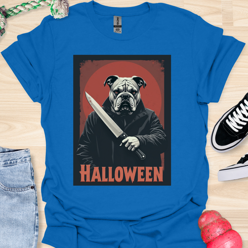 Halloween - V1 - Retro Bulldog T-Shirt