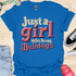 Just a girl who loves bulldogs - V10 - 3D Blocks T-Shirt