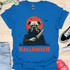 Halloween - V6 - Bats and Black Eyes Bulldog T-Shirt