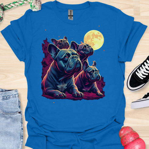 Bulldog & Moon - V3 - Quads T-Shirt