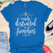 Easily distracted by frenchies - V9 - Elegant Writing T-Shirt