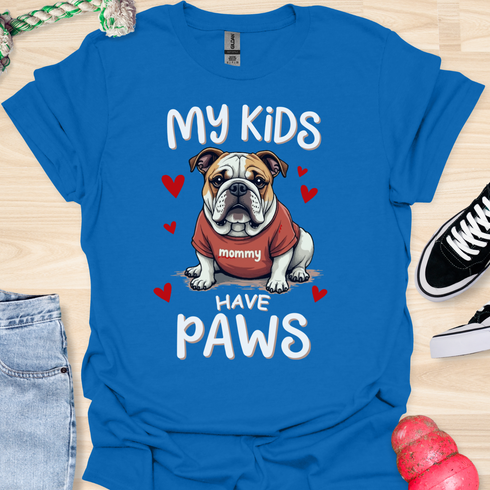My kids have paws - V3 - Cute Shirt T-Shirt
