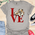 Love is a four legged word - V3 - Sitting Above T-Shirt