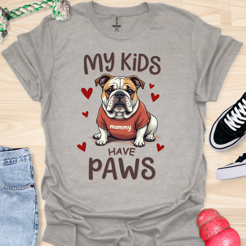 My kids have paws - V3 - Cute Shirt T-Shirt