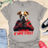 A Howling at Woof Street - Halloween - V3 - Innocent Bulldog, Sharp Nails T-Shirt