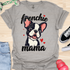 Frenchie Mama - V6 - Smiling Graphic T-Shirt