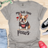 My kids have paws - V4 - Sweet Dog T-Shirt