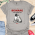 Beware crazy bulldog lady - V3 - Shoulder To Cry On Two T-Shirt