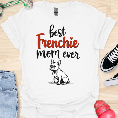 Best frenchie mom ever - V4 - Elegant Card T-Shirt