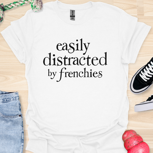 Easily distracted by frenchies - V2 - Traditional T-Shirt