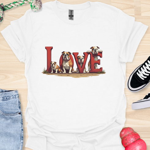 Love is a four legged word - V5 - The Family Peek T-Shirt